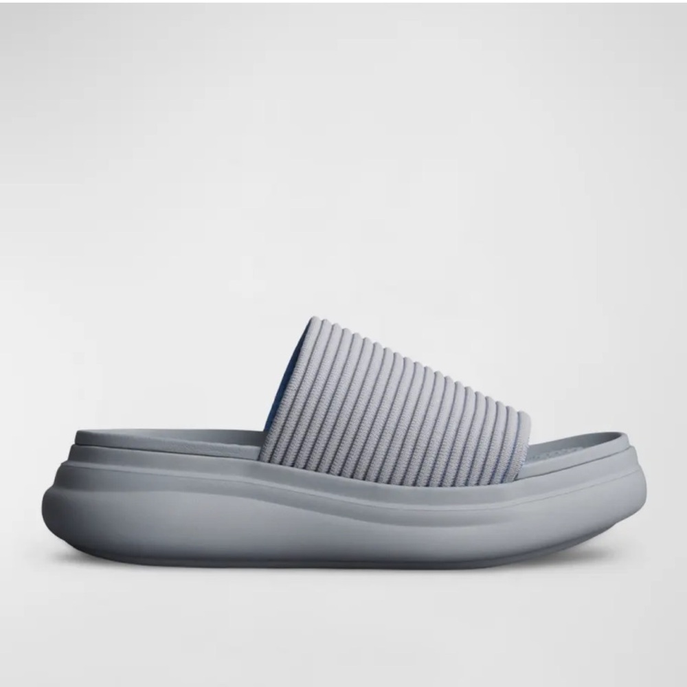 Rag & Bone Gray Knit Slide Sandals